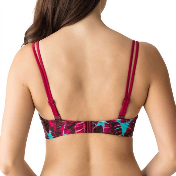 NEW PRIMADONNA palm springs padded bikini top in pink flavor - Picture 3 of 3